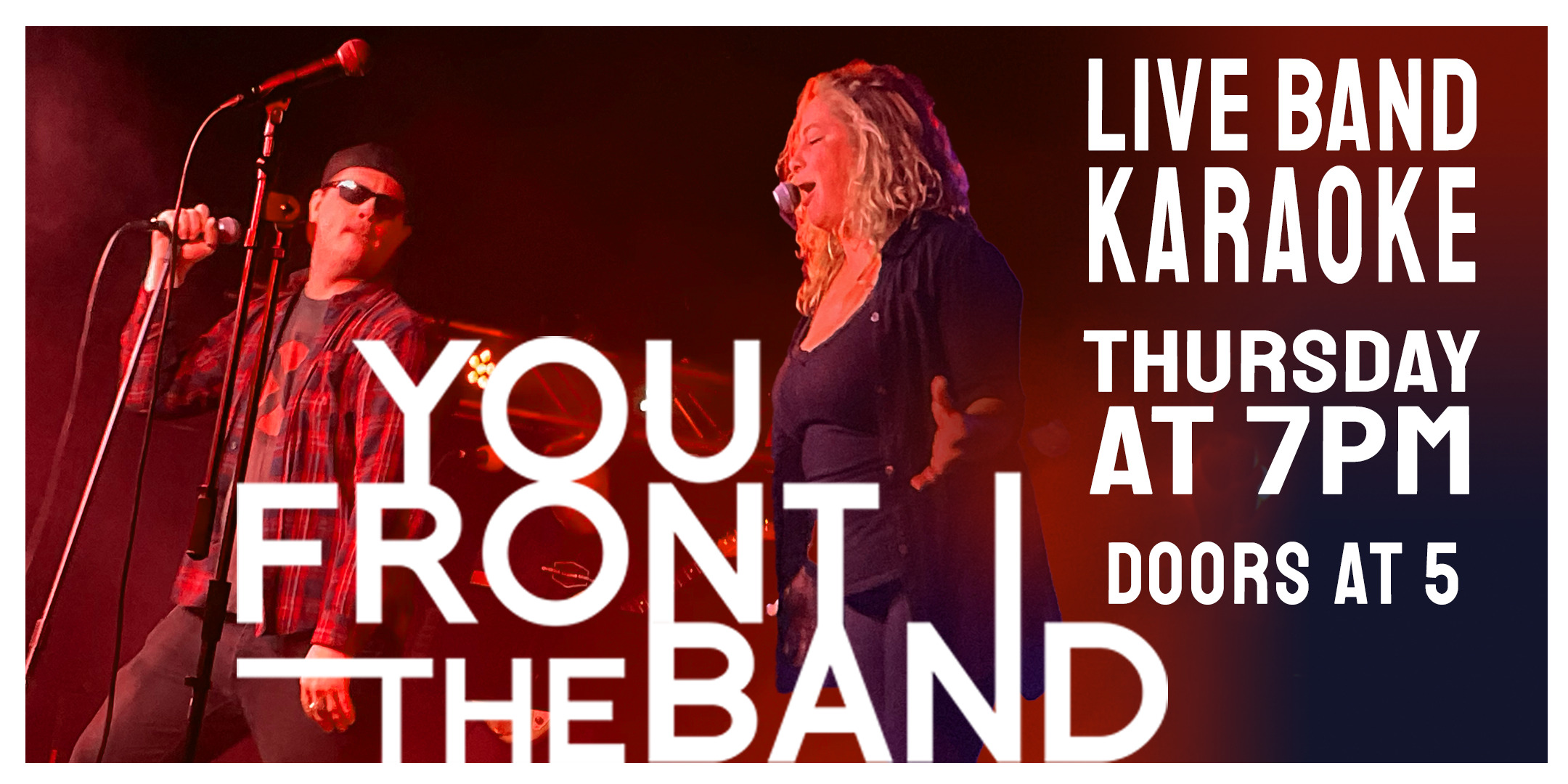 Get ready to unleash your inner rockstar at 'You Front the Band' event, happening live at The Boardwalk!